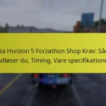 Forza Horizon 5 Forzathon Shop Krav: Sådan indløser du, Timing, Vare specifikationer