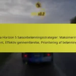 Forza Horizon 5 Sæsonbelønningsstrategier: Maksimering af point, Effektiv gennemførelse, Prioritering af belønninger