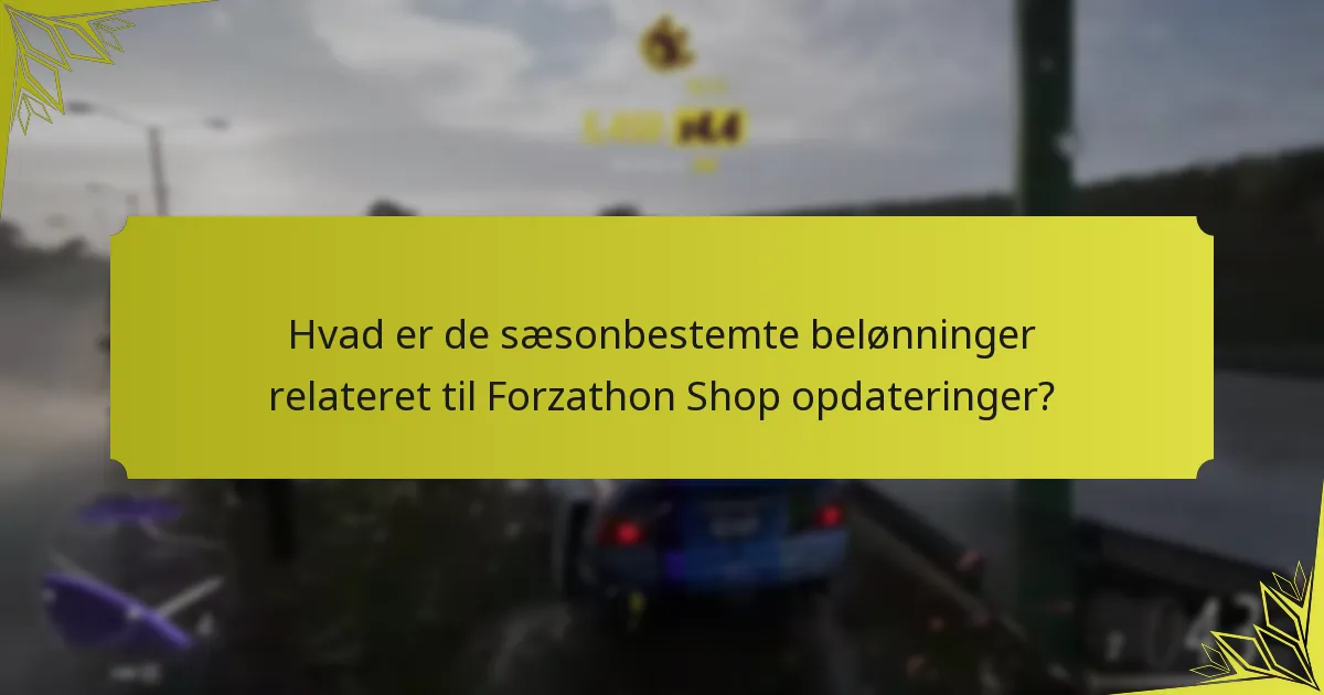 Hvilke varer er populære i Forzathon Shop?
