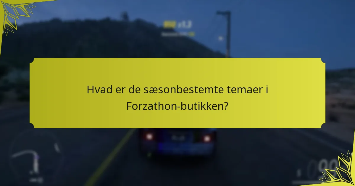 Hvilke eksklusive genstande er tilgængelige i Forzathon-butikken?