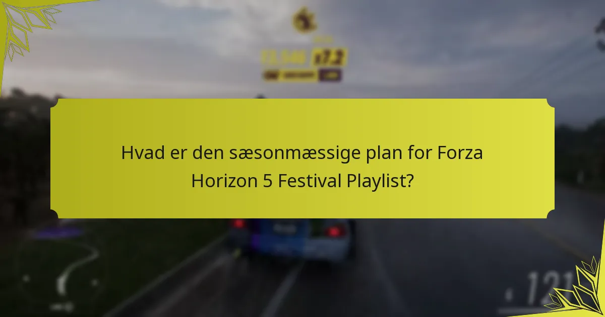 Hvor længe varer begivenhederne i Forza Horizon 5 Festival Playlist?
