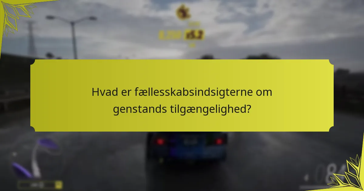 Hvornår bliver genstande tilgængelige i Forza Horizon 5?