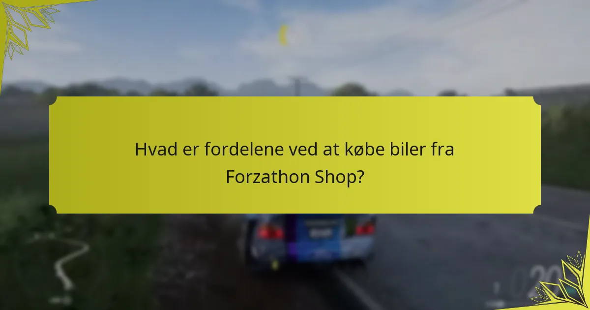 Hvordan kan spillere låse biler op i Forza Horizon 5 Forzathon Shop?