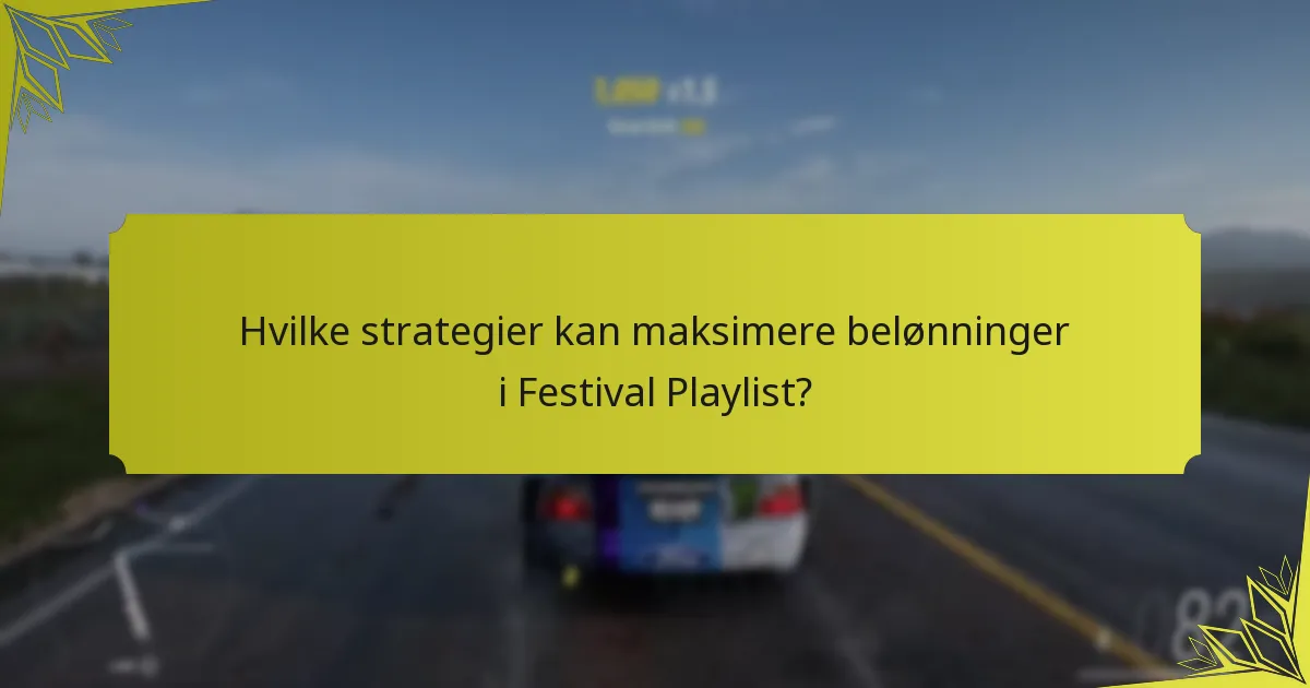 Hvor ofte finder begivenheder sted i Festival Playlist?